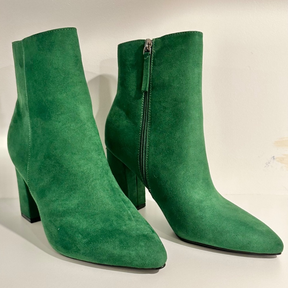 Green Suede Boots, Madden Girl